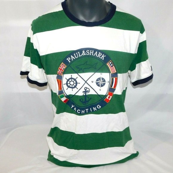 Paul \u0026 Shark Shirts | Paul Shark Mens 2xl Fits Like Xl Striped T Shirt |  Poshmark